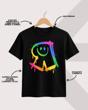 Camiseta R Colorido Radicais Kids