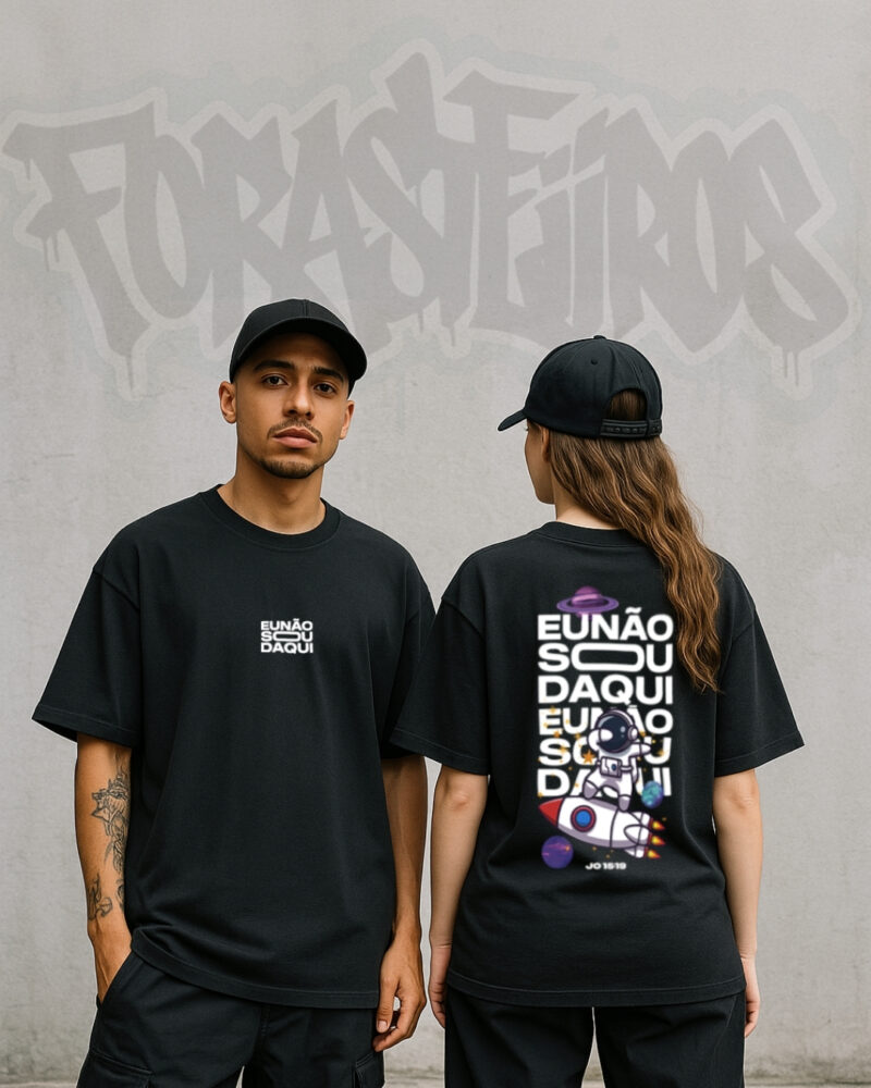 Camiseta Oversized - Eu Não Sou Daqui - Imagem 5