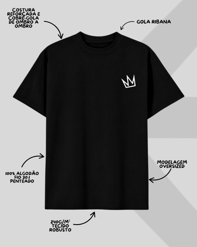 Camiseta Oversized - Jesus Is king - Imagem 3