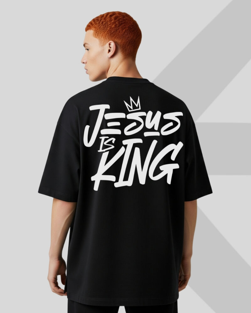 Camiseta Oversized - Jesus Is king - Imagem 5