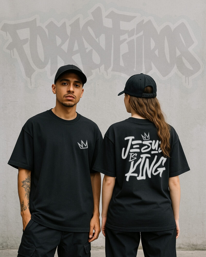 Camiseta Oversized - Jesus Is king - Imagem 6