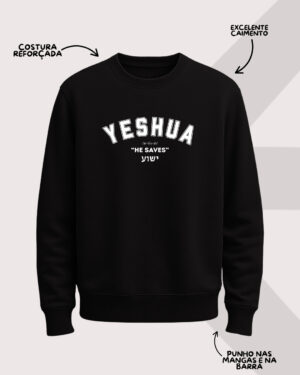 Moletom Yeshua - Abençoados Moda Cristã