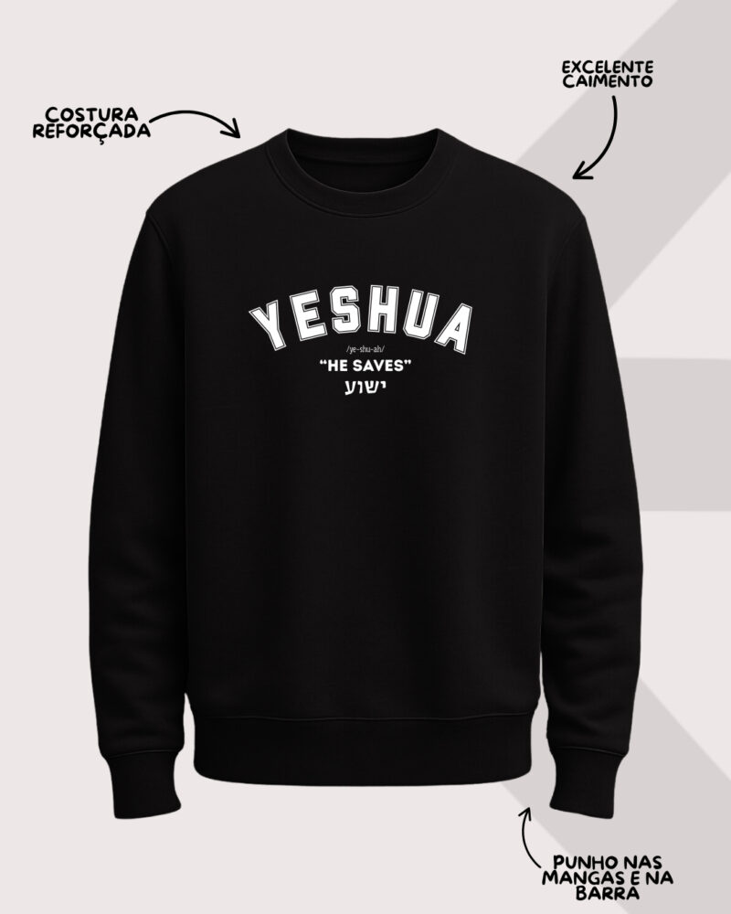 Moletom Yeshua - Abençoados Moda Cristã